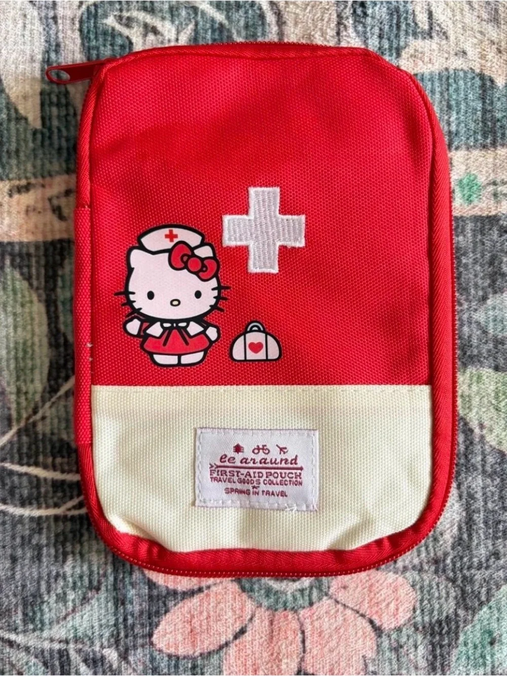 Hello Kitty RARE First Aid Kit Medical Pouch (Empty pouch) Coin pouch